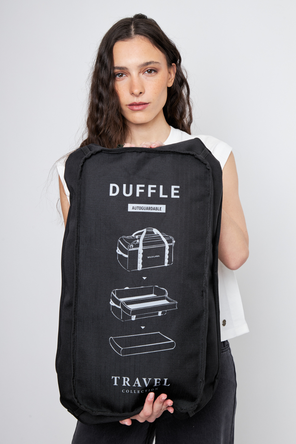Bolso Duffle Travel Deko Negro 87 Lts.