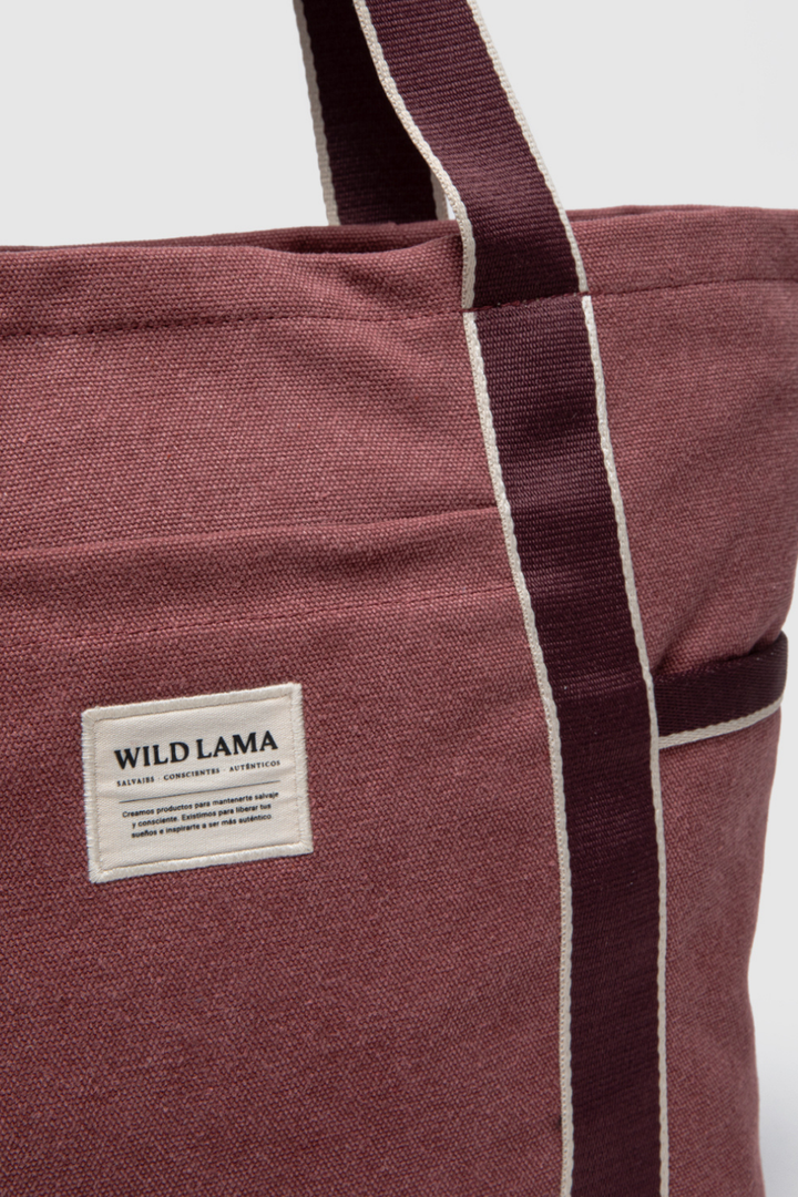 Bolso Kura Reciclado Burdeo