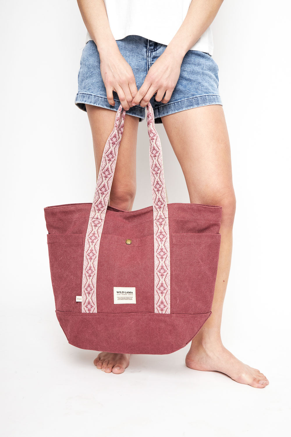 Bolso Lia Reciclado Burdeo