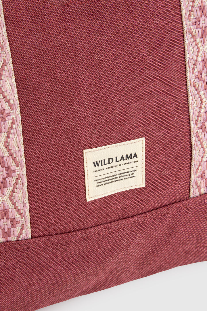 Bolso Lia Reciclado Burdeo
