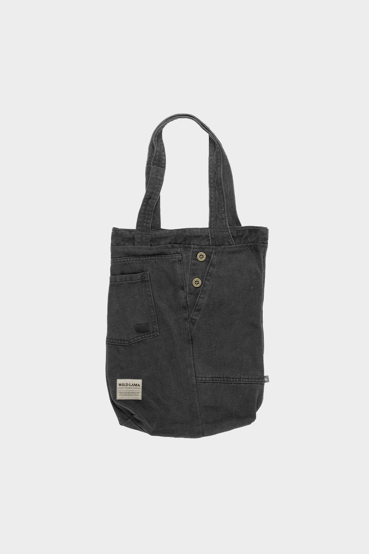 Bolsa Tote Bag Sak Reciclado Negro Rembre