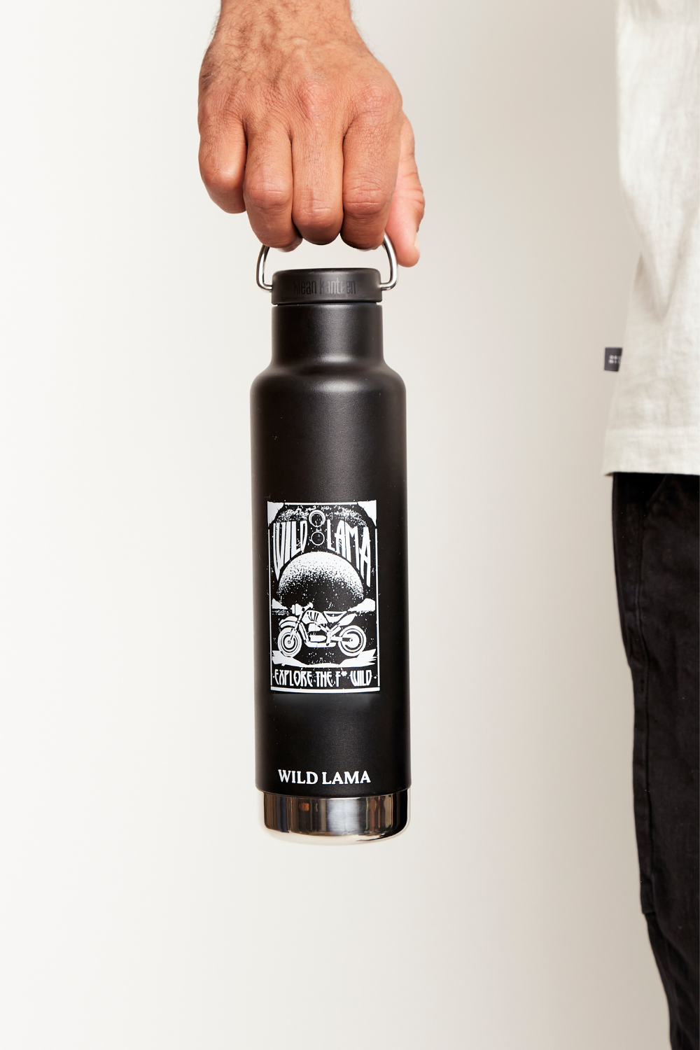 Botella Insulated Reciclada Moto Negra