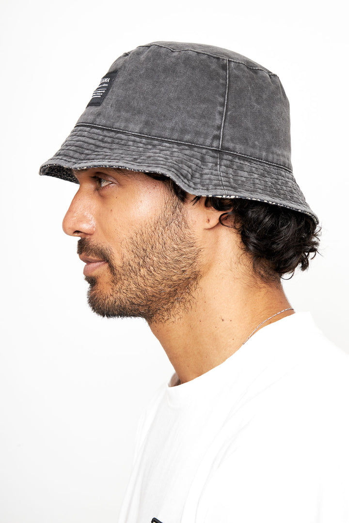 Bucket Reversible Orgánico Negro