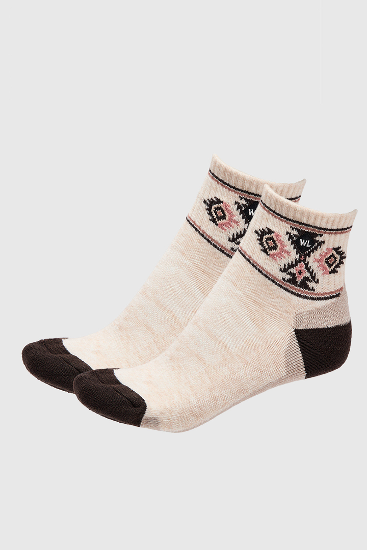 Calcetín Lana Merino Alina Fibra de Origen Natural Beige