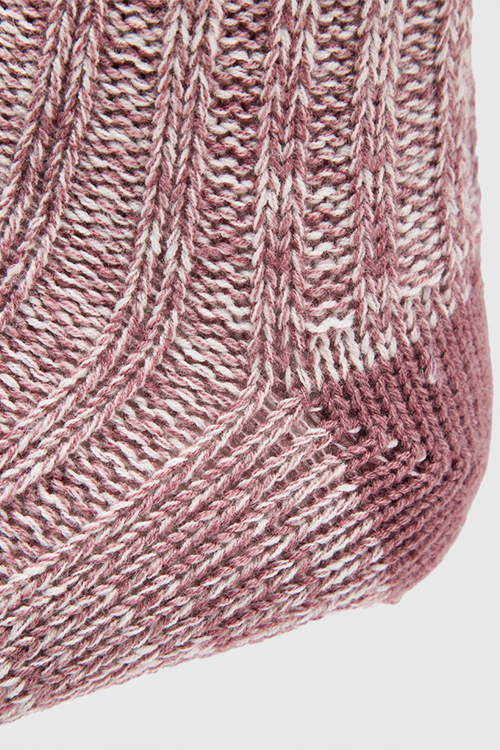 Calcetín Lana Merino Tepe Fibra de Origen Natural Rosa Viejo