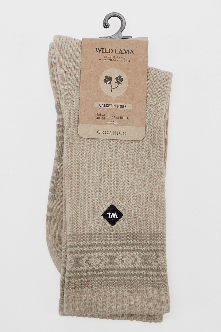 Calcetín Urbano More Orgánico Beige