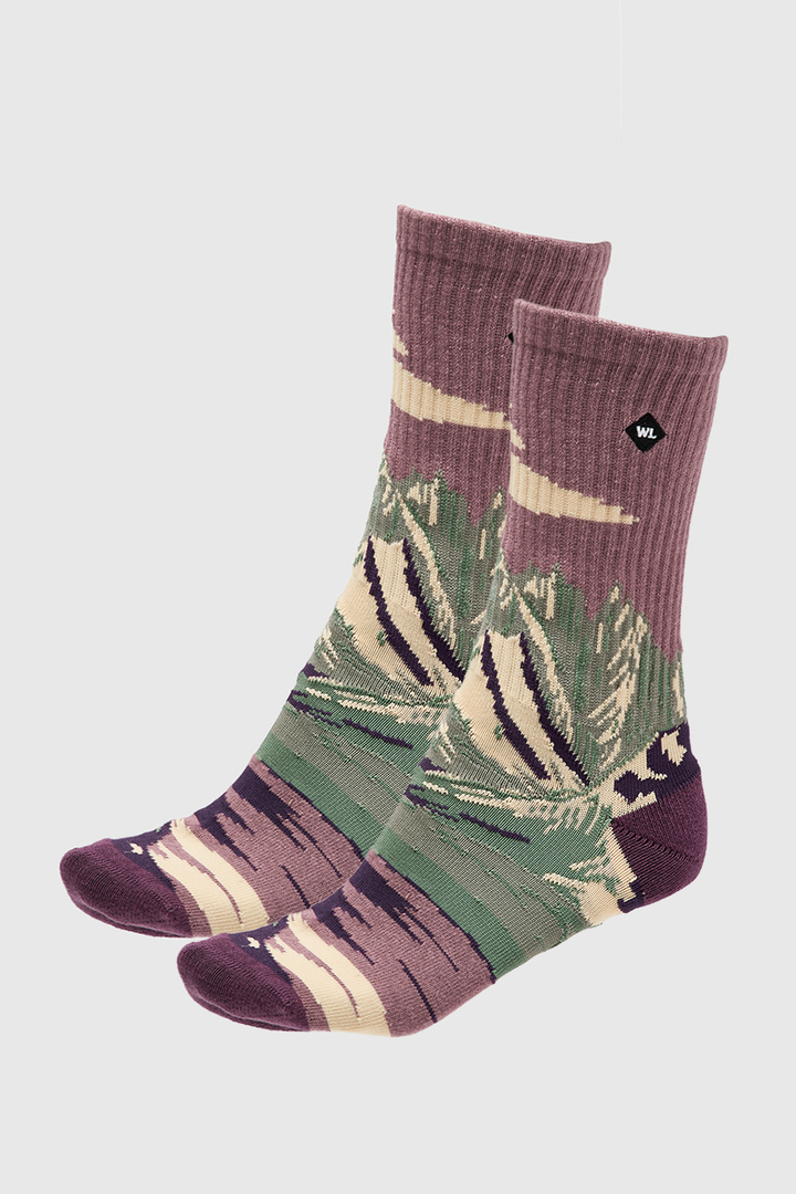 Calcetín Urbano Parque Orgánico Rosa Viejo