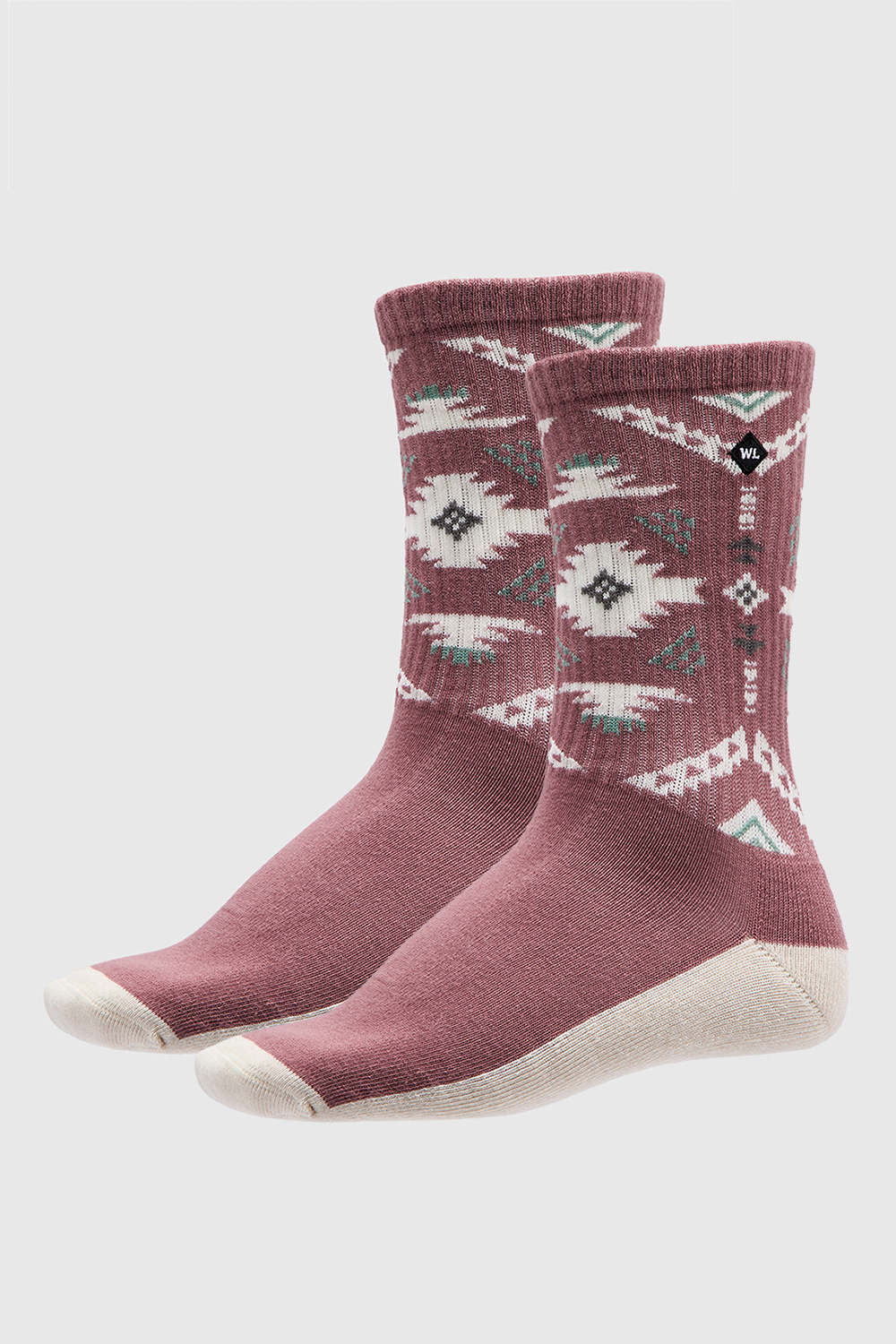Calcetín Urbano Roku Orgánico Tribal Rosa Viejo