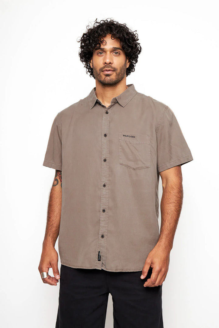 Camisa Jim Café Hombre