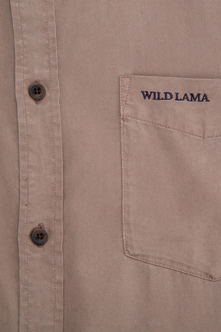 Camisa Jim Café Hombre