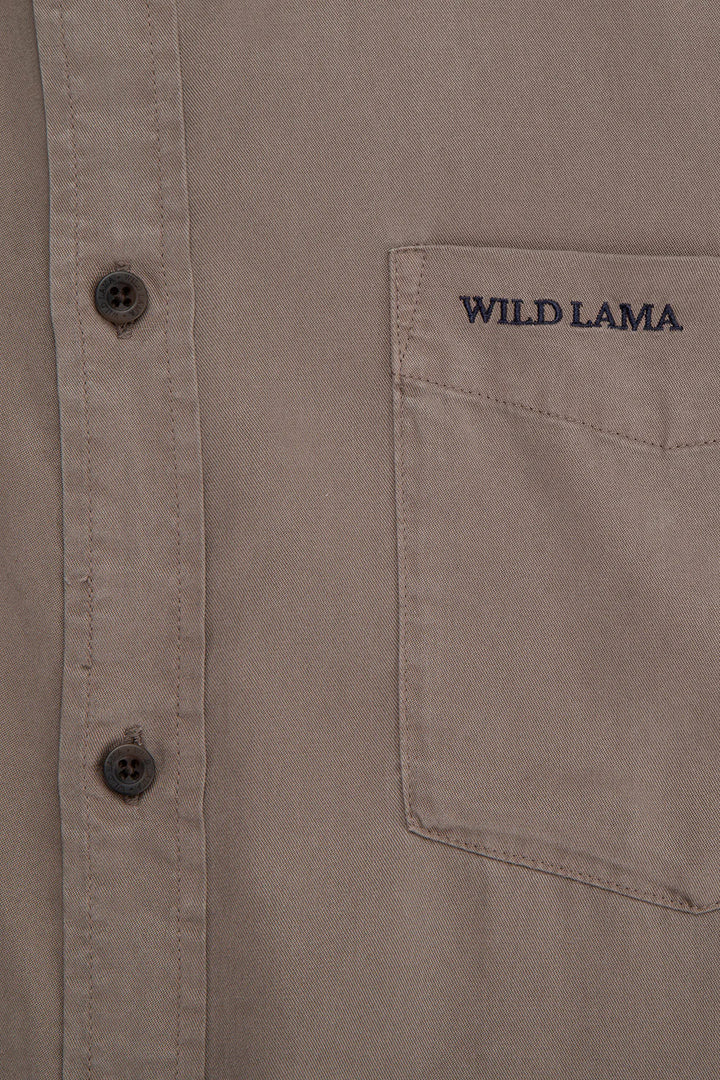 Camisa Jim Café Hombre