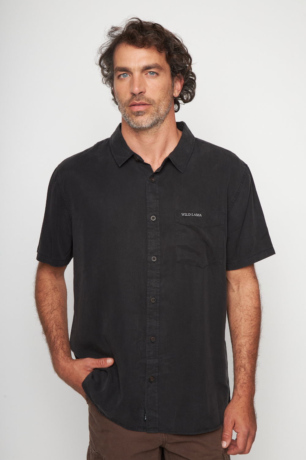 Camisa Jim Negra Hombre