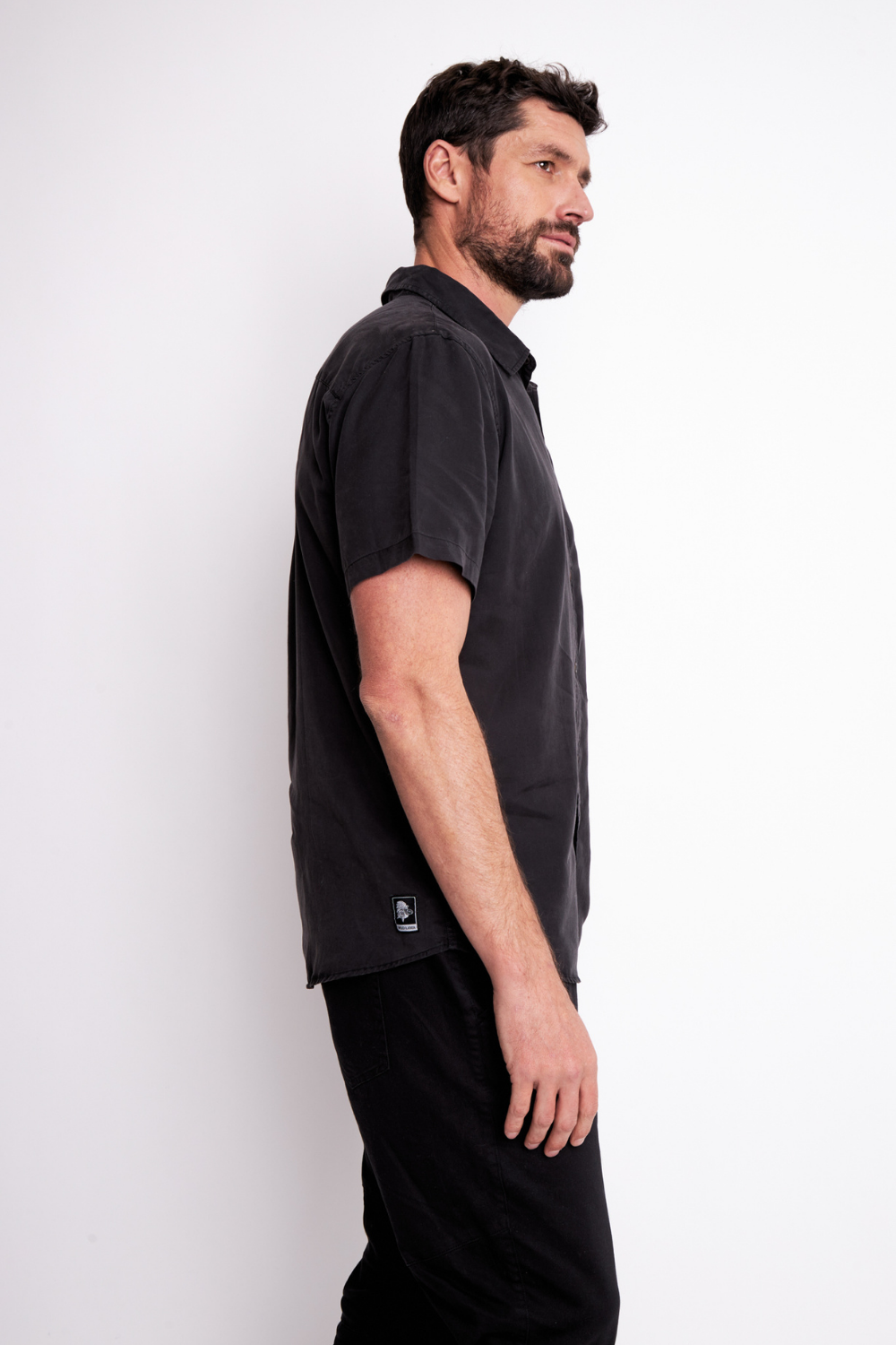 Camisa Jim Negra Hombre