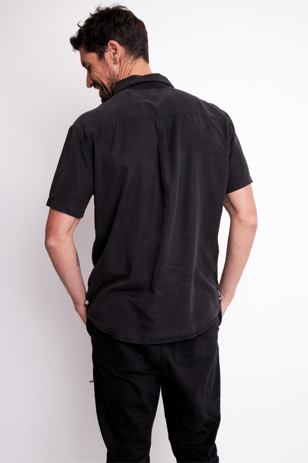 Camisa Jim Negra Hombre