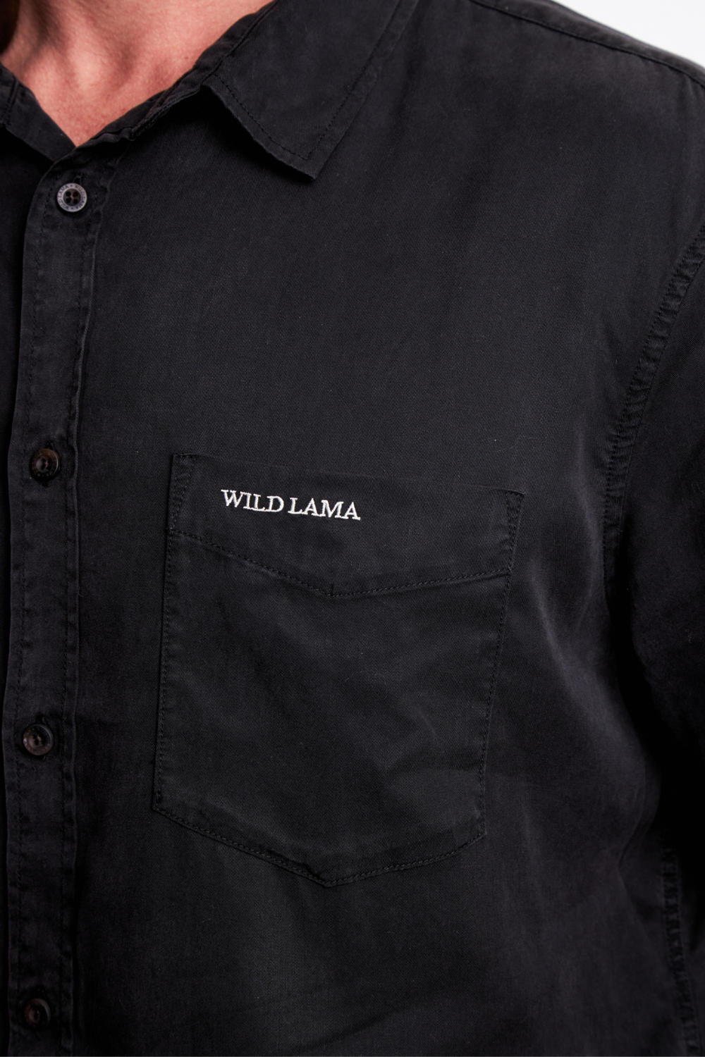Camisa Jim Negra Hombre