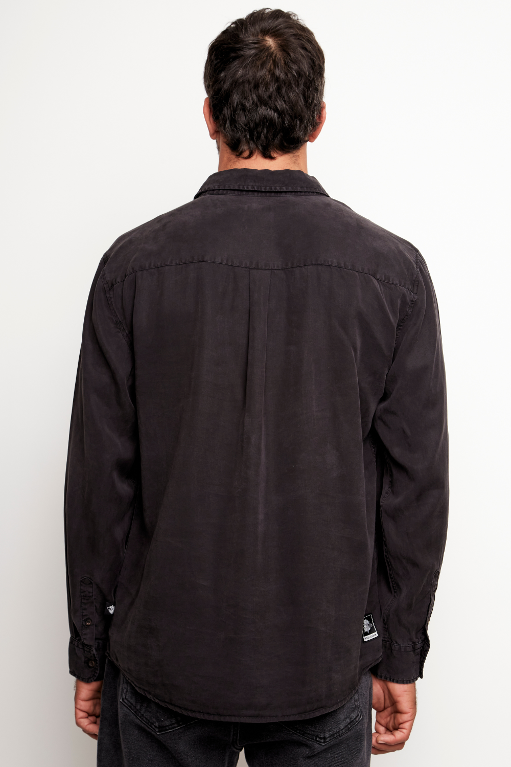 Camisa Jim Manga Larga Negra Hombre – Wild Lama