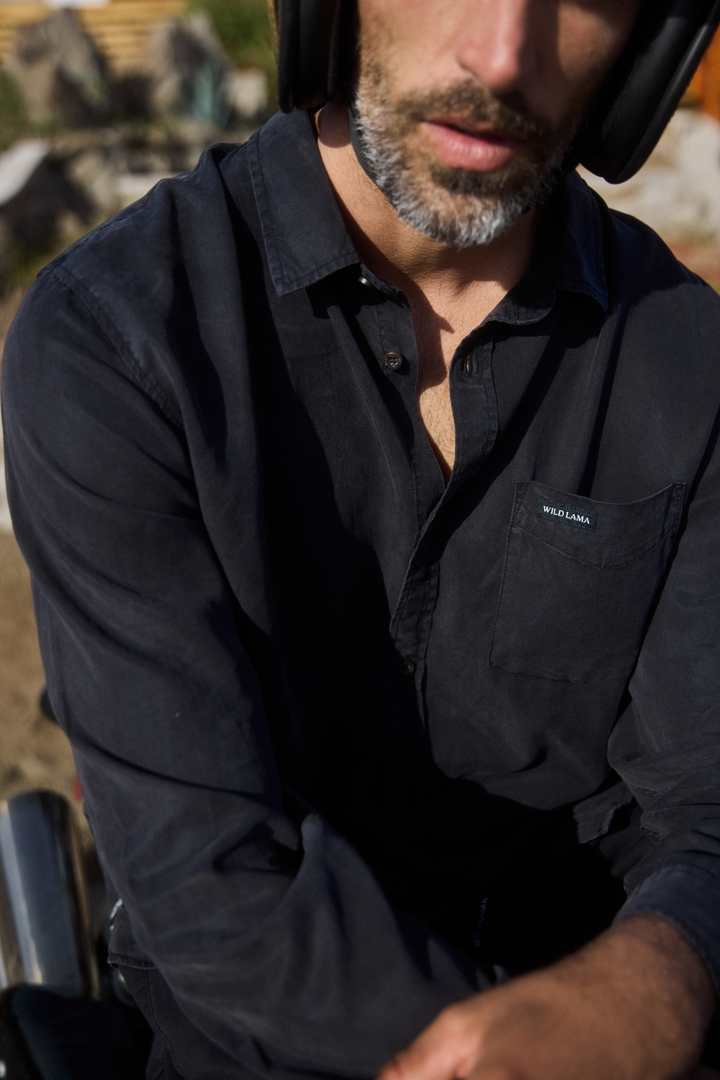 Camisa Jim Negra Hombre