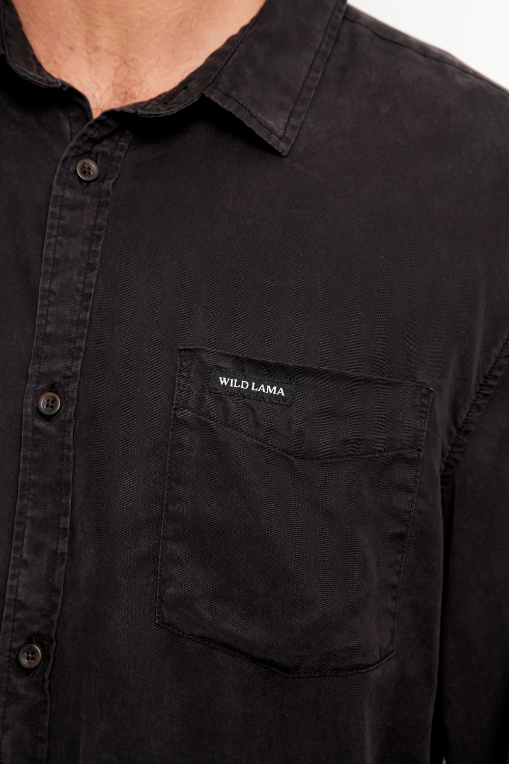 Camisa Jim Negra Hombre