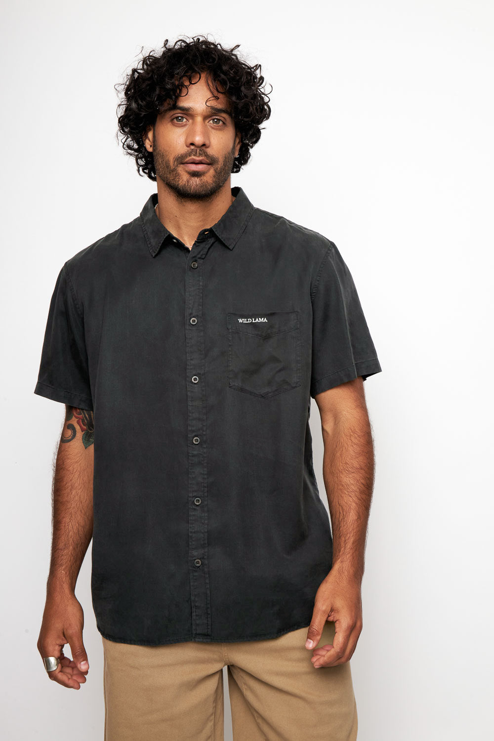 Camisa Jim Negra Hombre