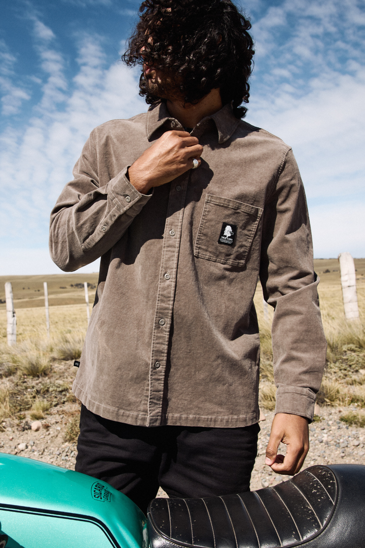 Camisa Kai Orgánica Gris Hombre