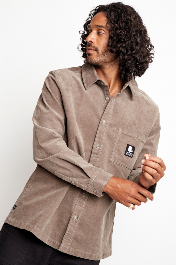 Camisa Kai Orgánica Gris Hombre