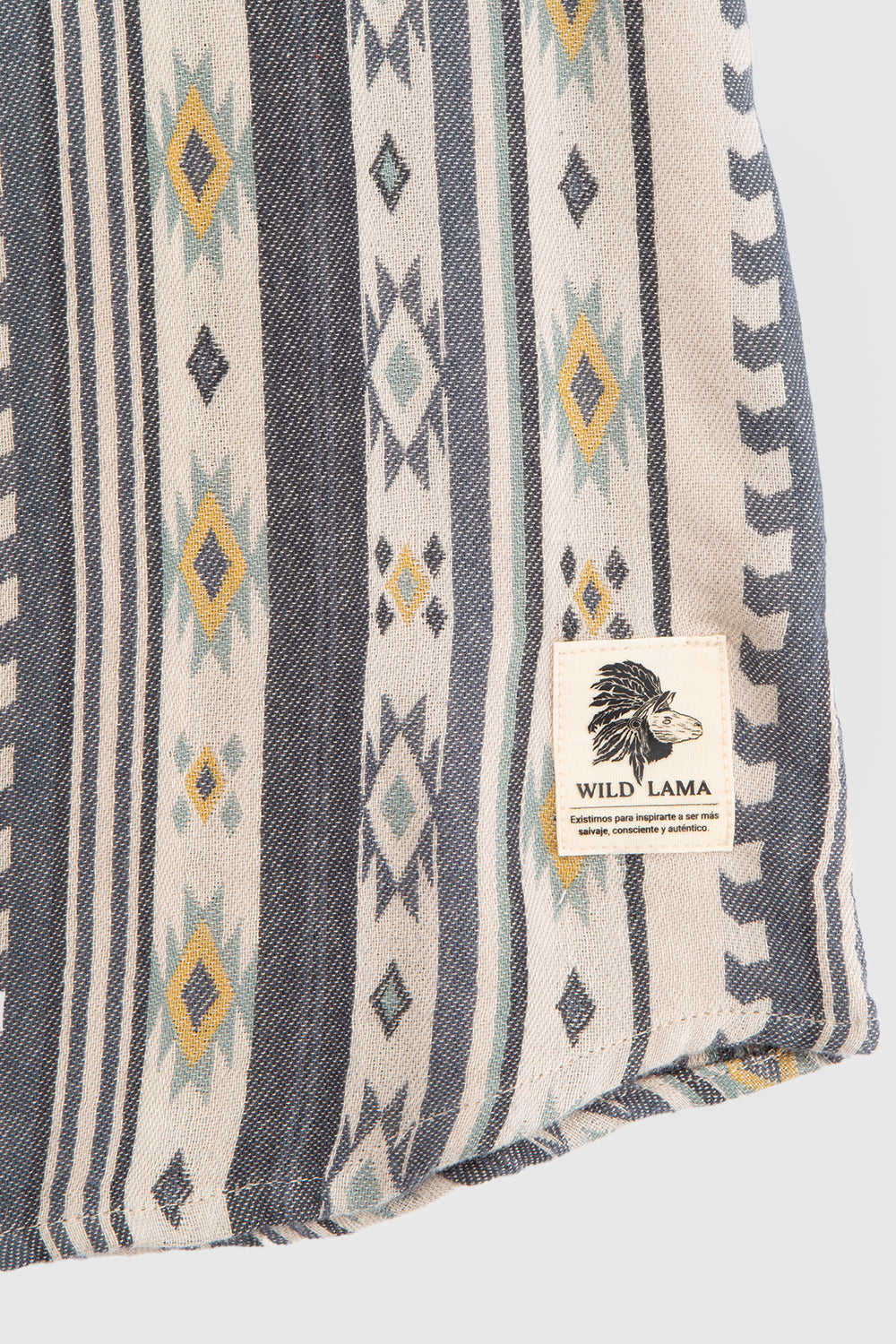 Camisa Kaz Orgánica Print Beige Hombre