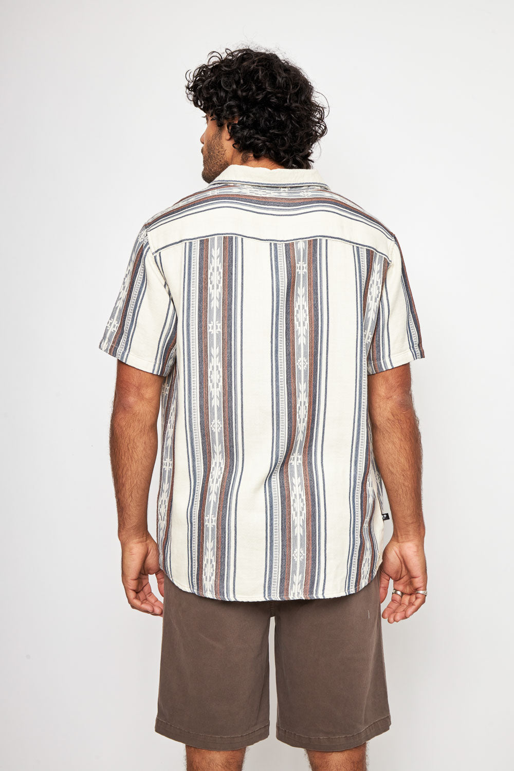 Camisa Kaz Orgánica Print Blanca Hombre