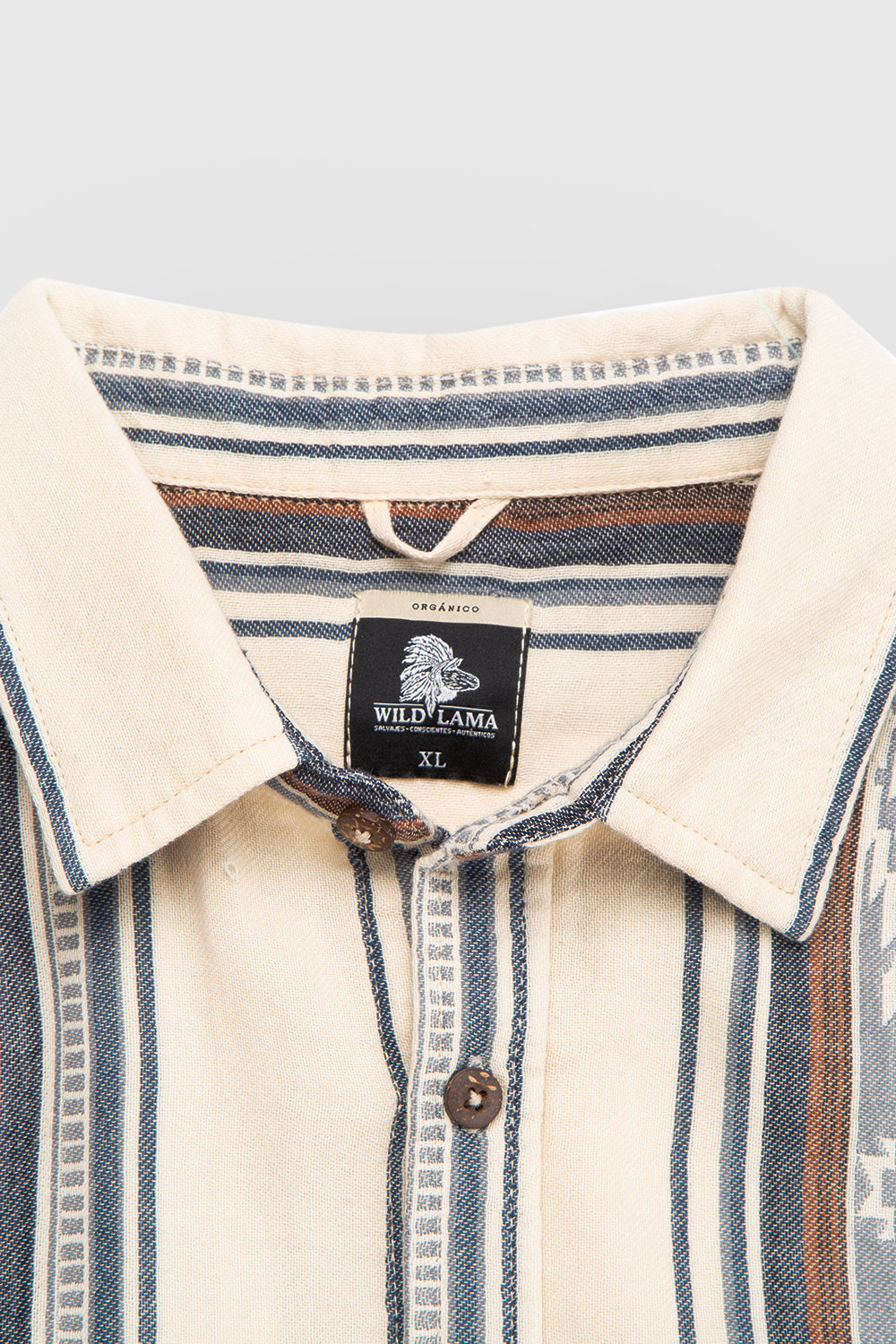 Camisa Kaz Orgánica Print Blanca Hombre