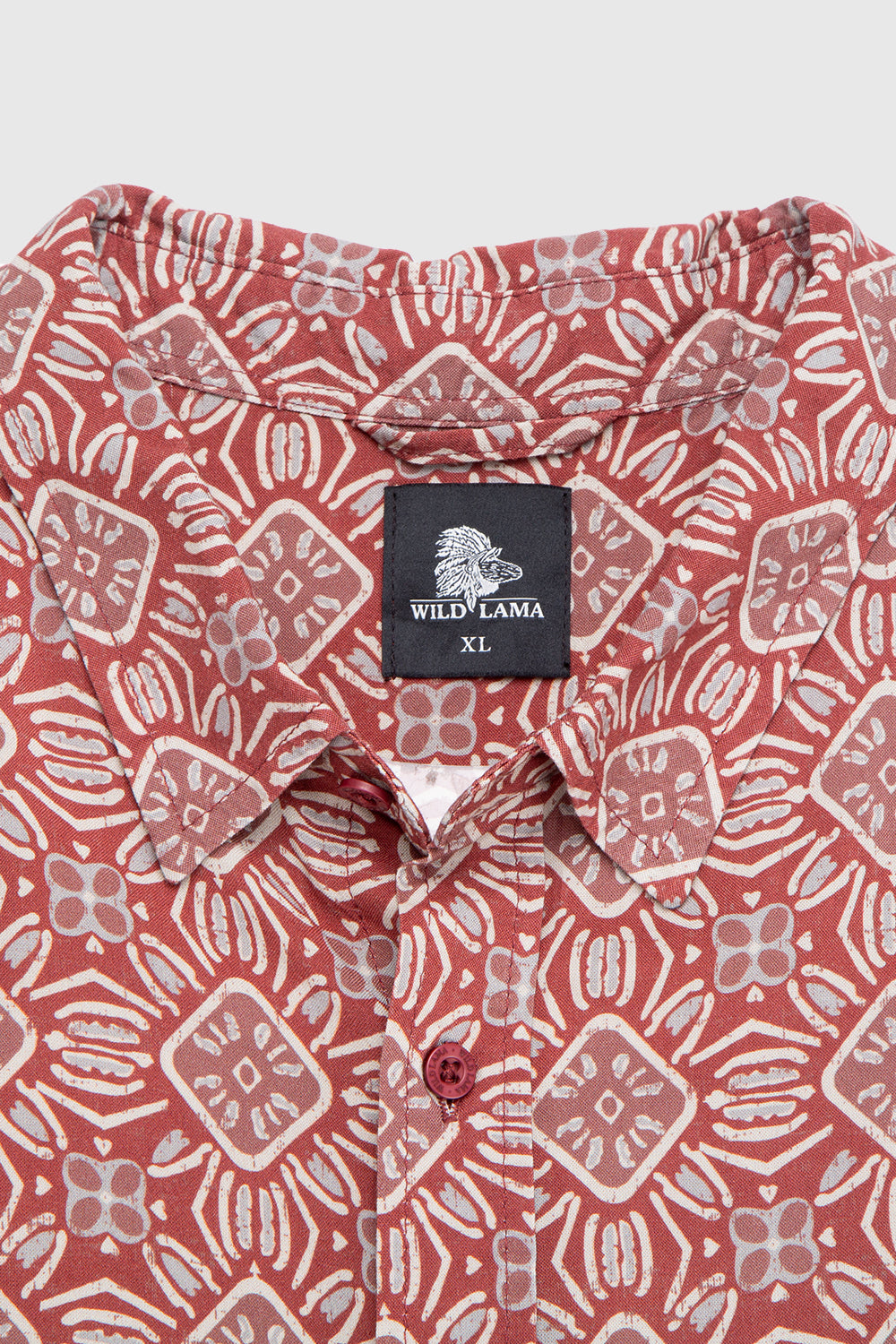 Camisa Mero Boho Terracota Hombre ECOVERO™