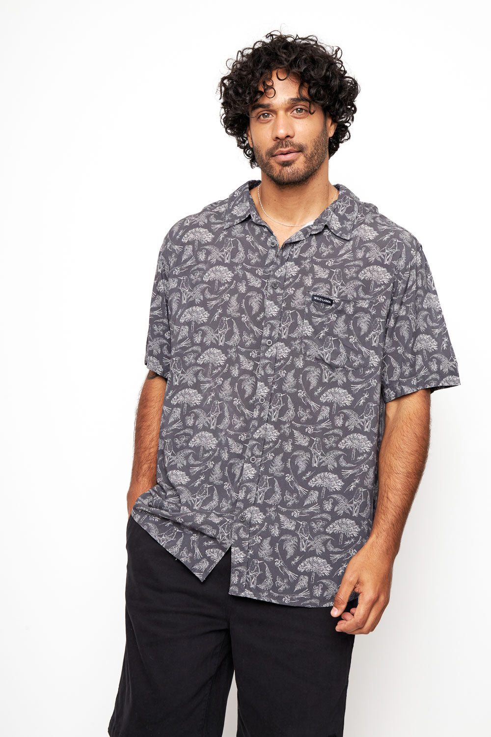 Camisa Mero Naturaleza Gris Hombre ECOVERO™