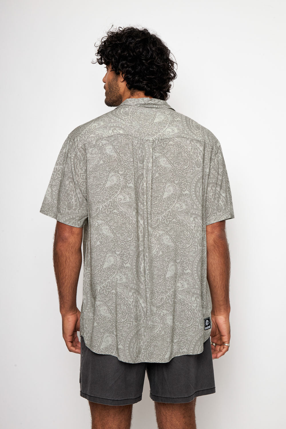 Camisa Mero Paisley Crudo Hombre ECOVERO™