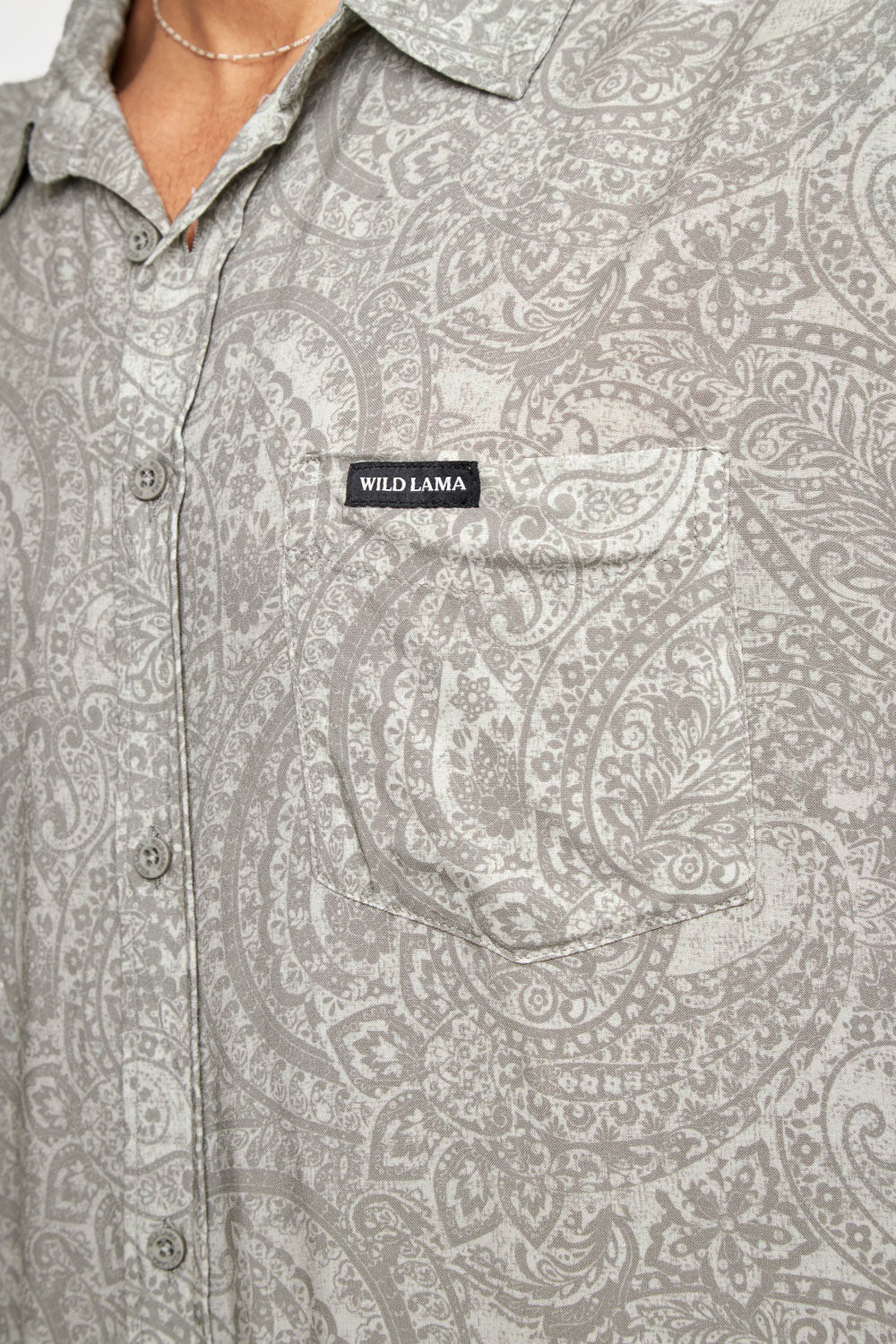 Camisa Mero Paisley Crudo Hombre ECOVERO™
