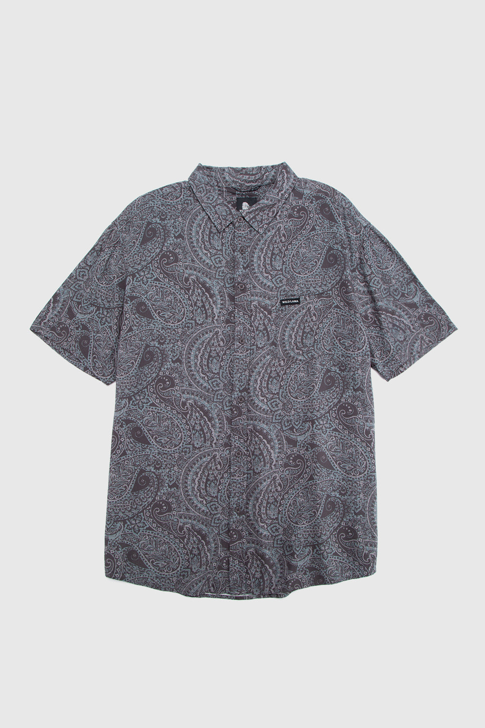 Camisa Mero Paisley Gris Hombre ECOVERO™