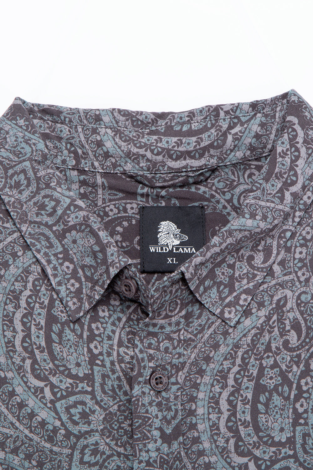 Camisa Mero Paisley Gris Hombre ECOVERO™