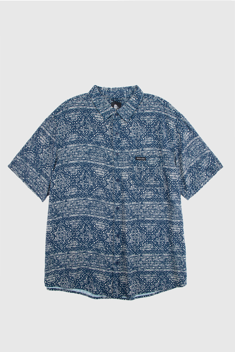 Camisa Mero Tribal Azul Hombre ECOVERO™