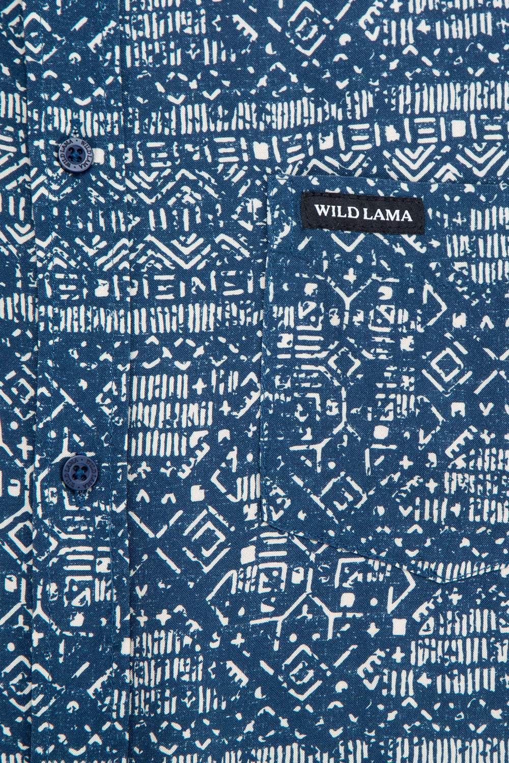 Camisa Mero Tribal Azul Hombre ECOVERO™