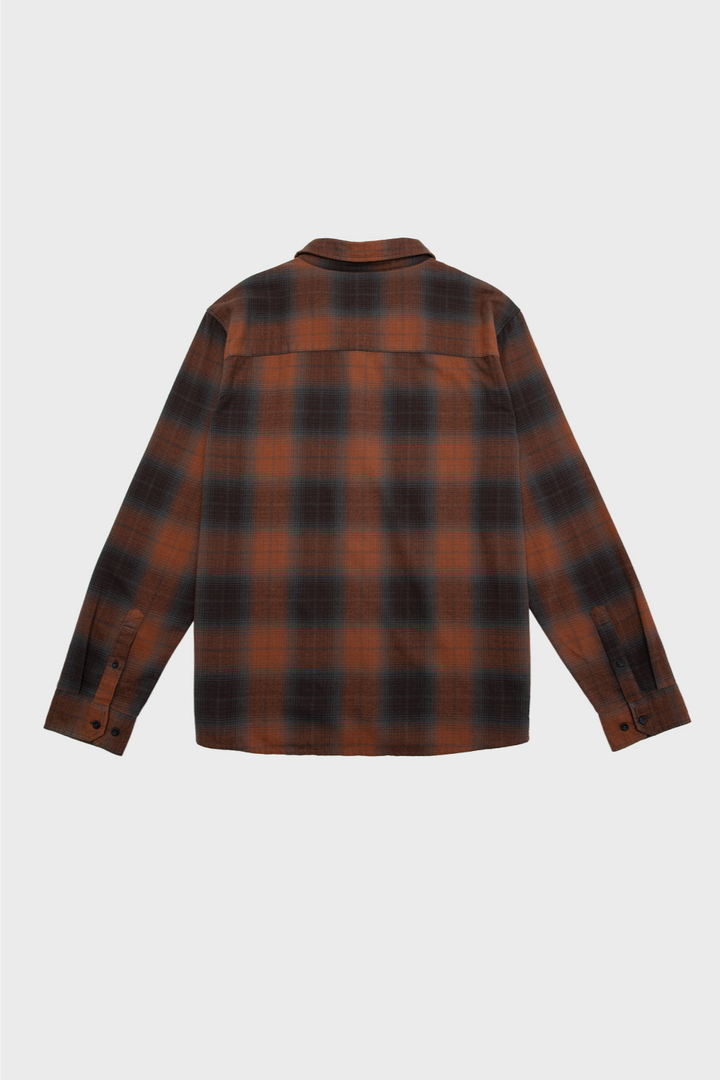 Camisa Pagoda Orgánica Terracota Hombre