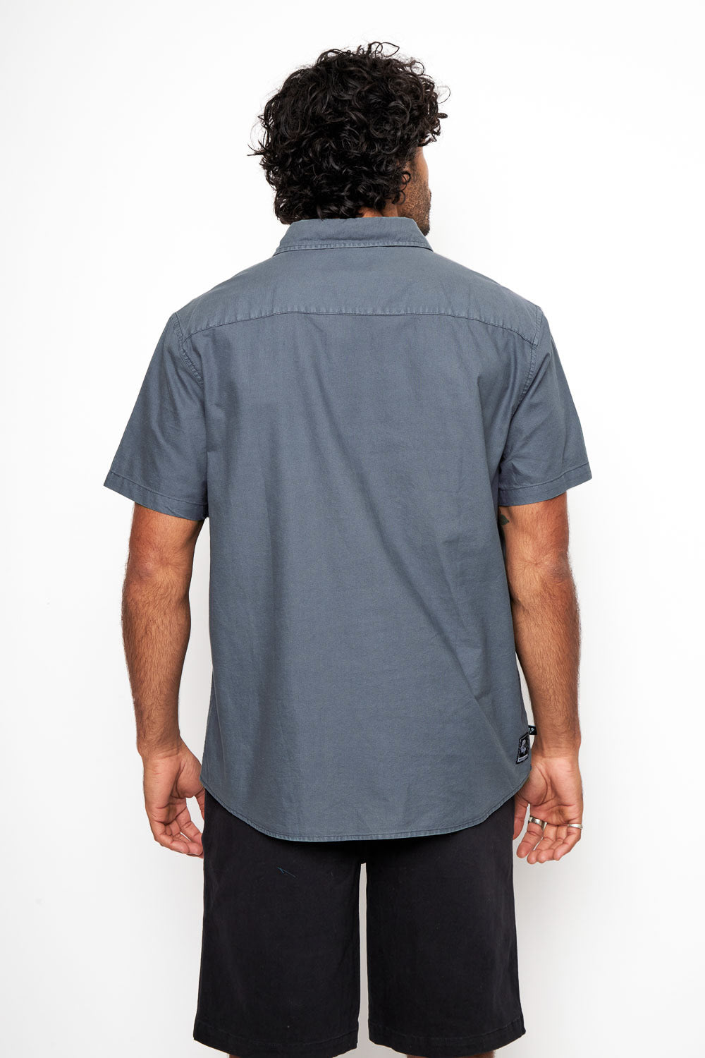 Camisa Pinco Orgánica Azul Hombre