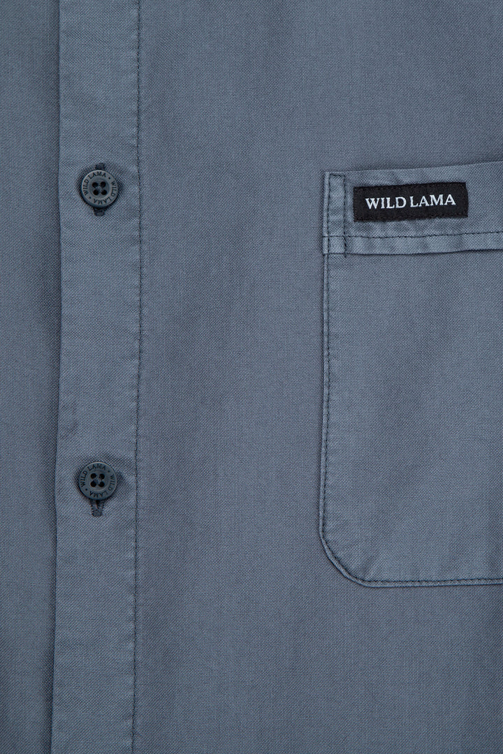Camisa Pinco Orgánica Azul Hombre