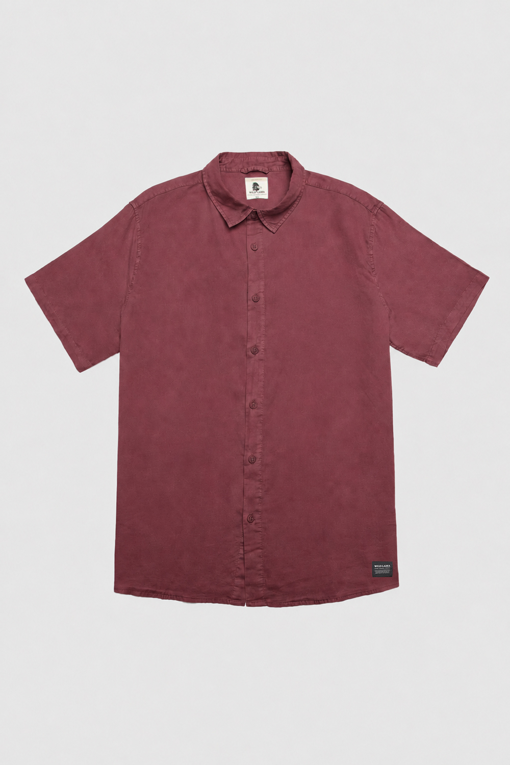 Camisa Pinco Orgánica Burdeo Hombre