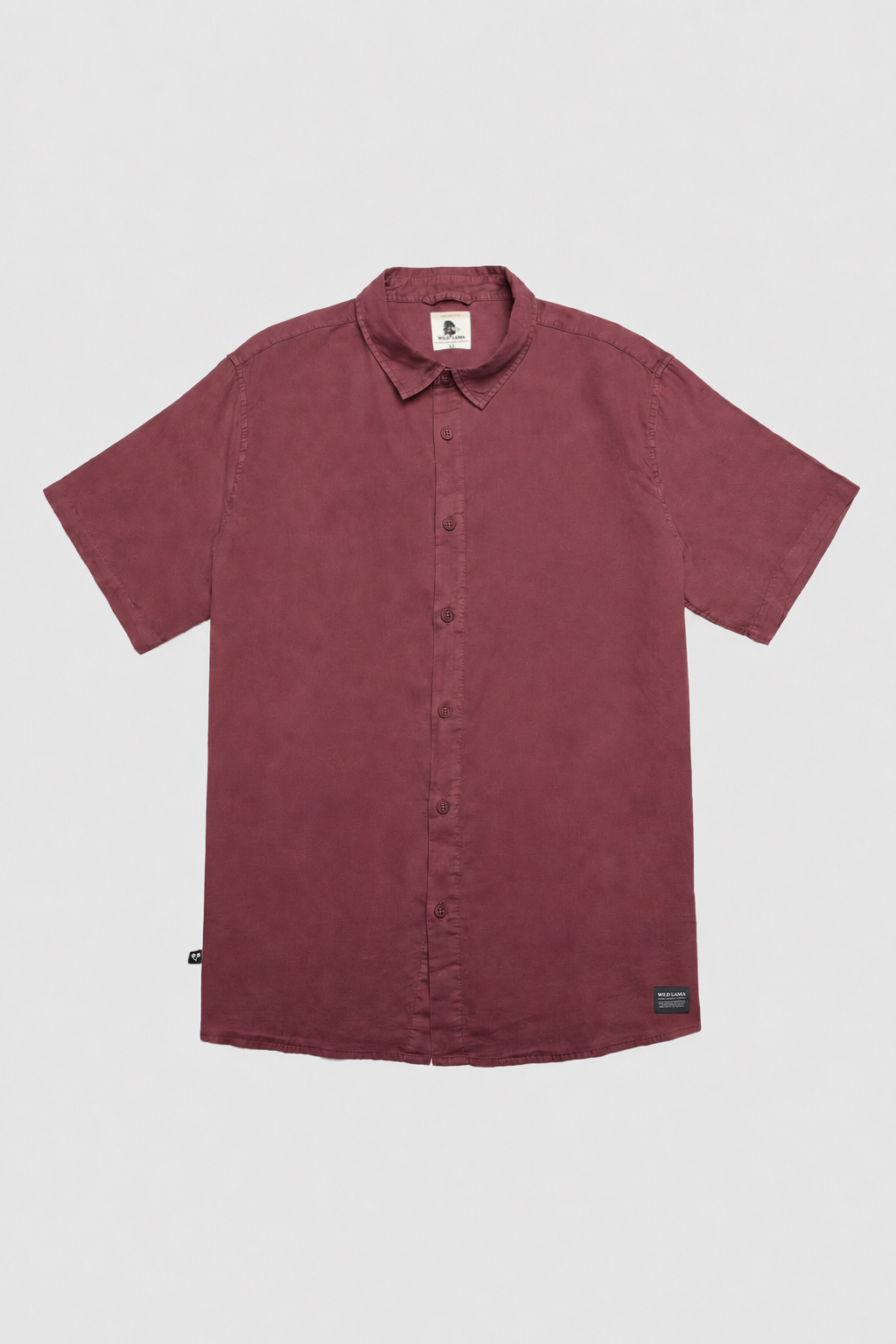 Camisa Pinco Orgánica Burdeo Hombre