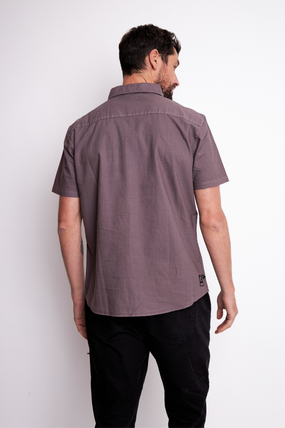 Camisa Pinco Orgánica Morado Hombre