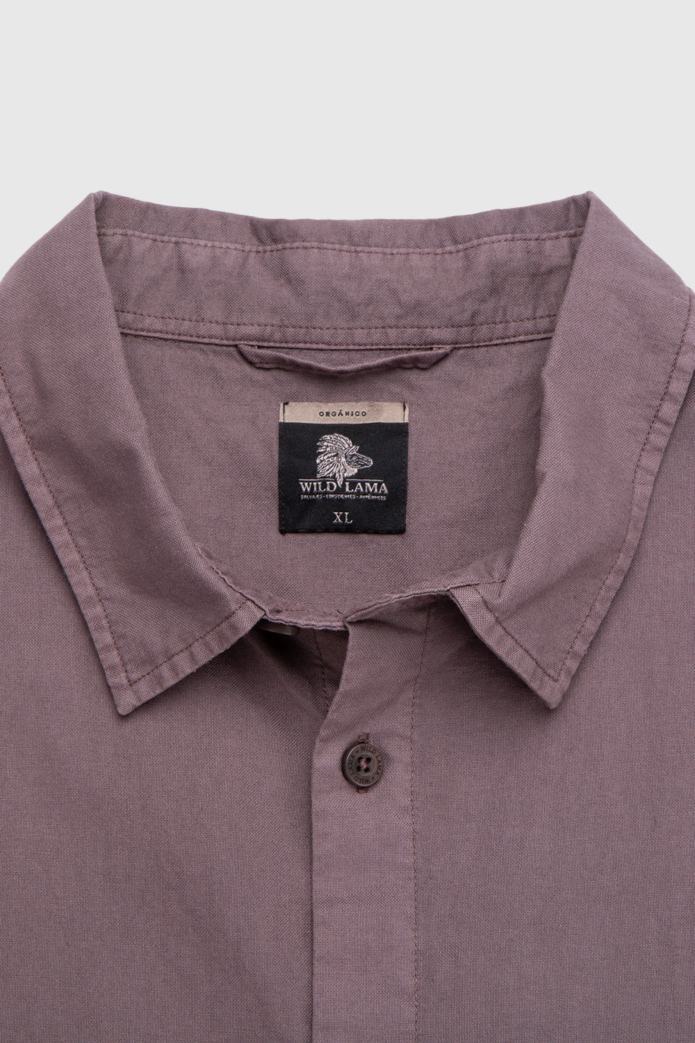 Camisa Pinco Orgánica Morado Hombre