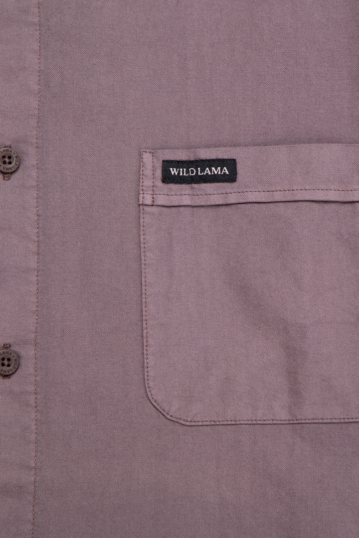 Camisa Pinco Orgánica Morado Hombre