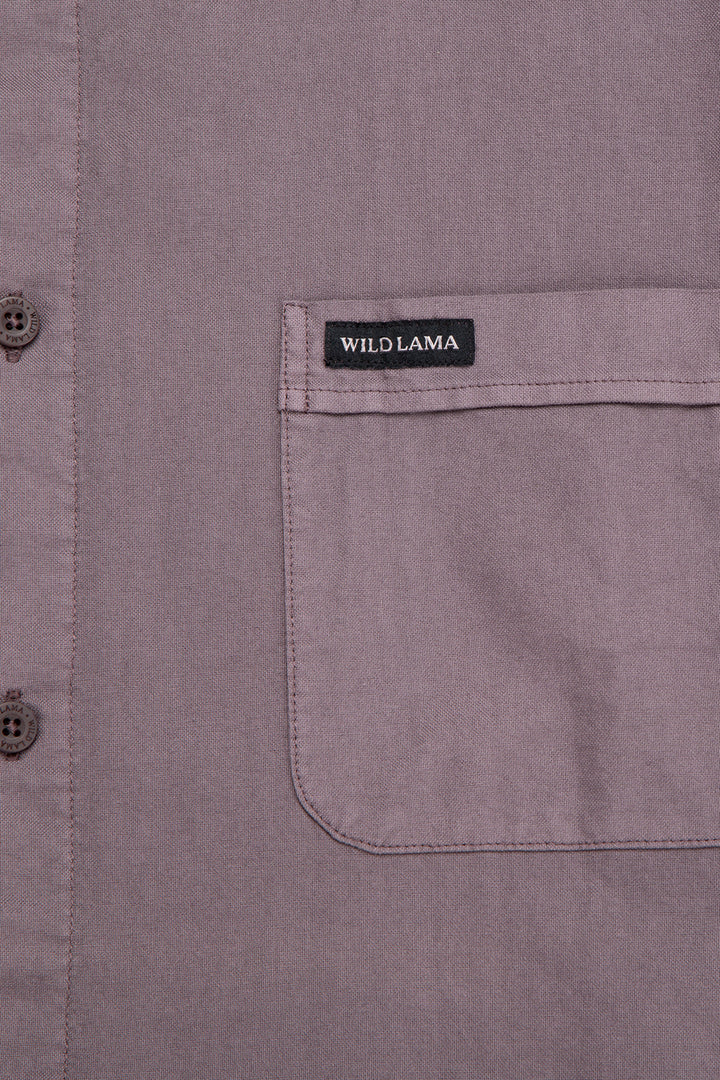Camisa Pinco Orgánica Morado Hombre