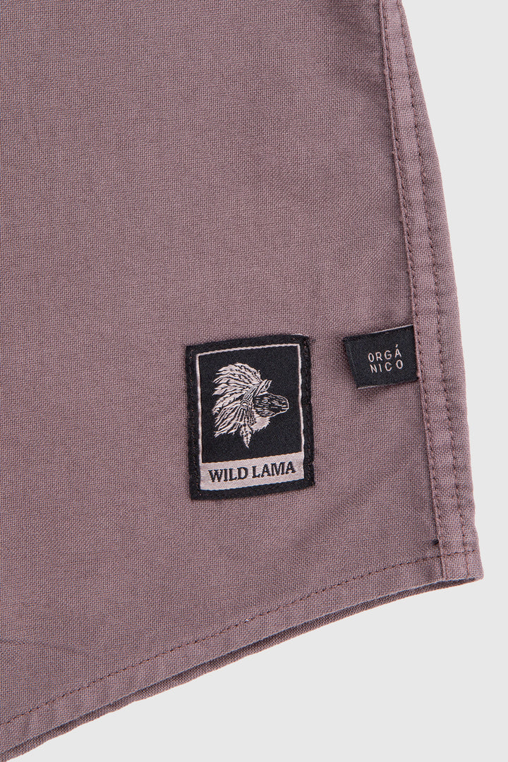 Camisa Pinco Orgánica Morado Hombre