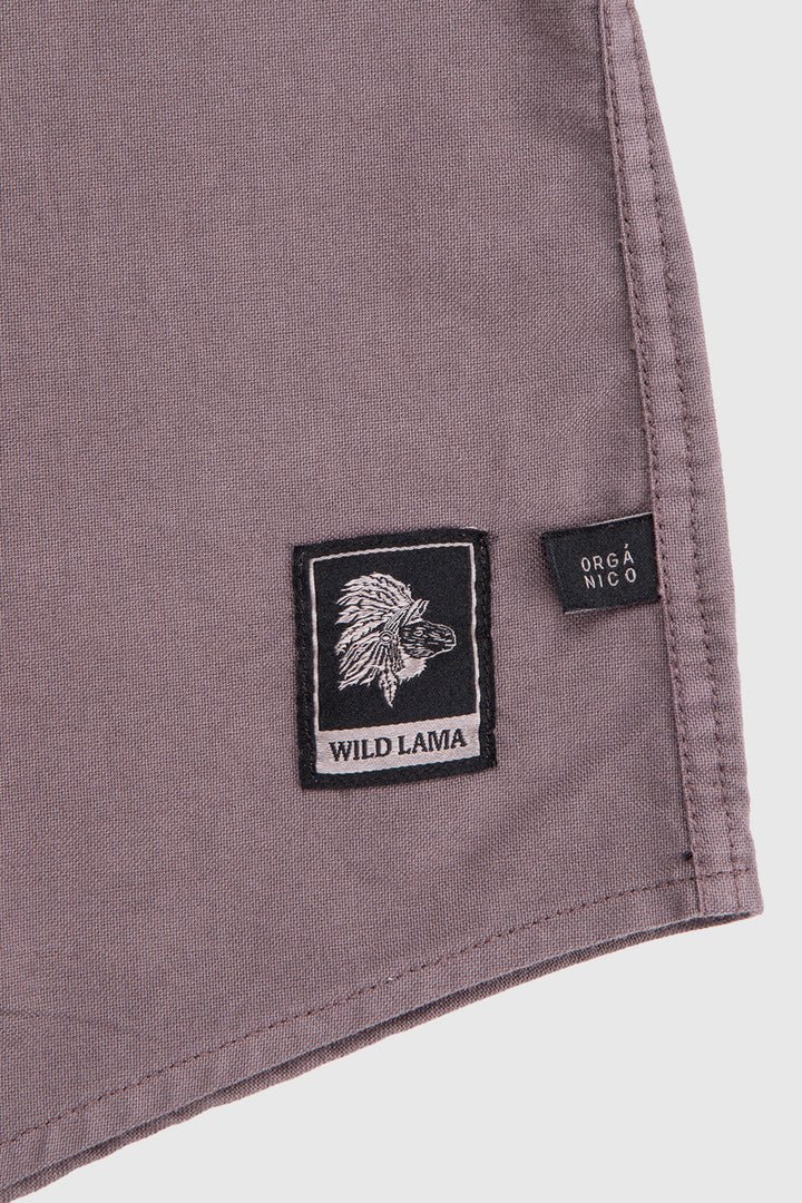 Camisa Pinco Orgánica Morado Hombre