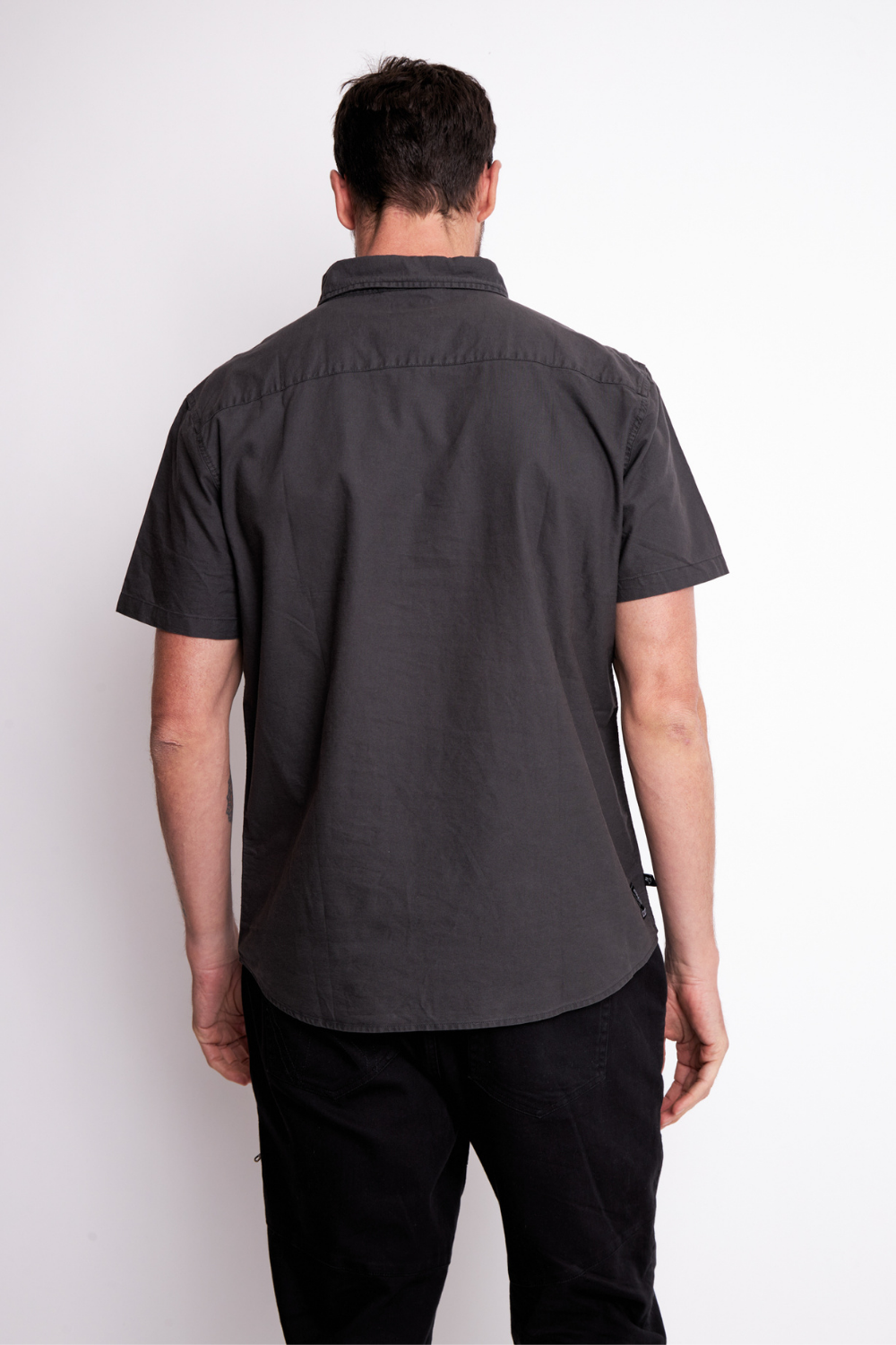 Camisa Pinco Orgánica Negra Hombre