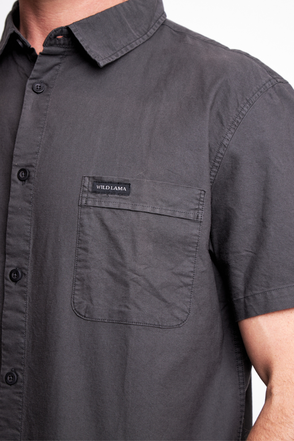 Camisa Pinco Orgánica Negra Hombre