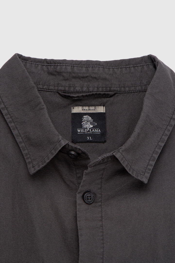Camisa Pinco Orgánica Negra Hombre